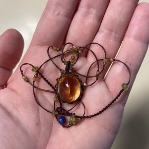 Handcrafted Citrine Necklace